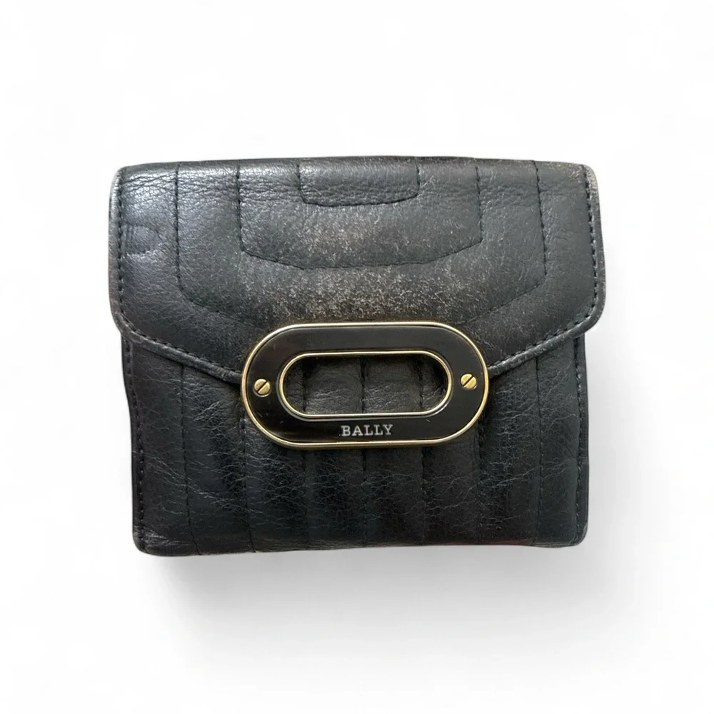 Bally Black Leather Wallet